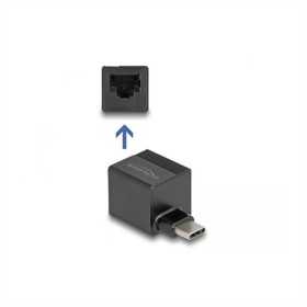 USB till Nät RJ45 Adapter DELOCK 66462 Gigabit Ethernet Svart
