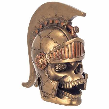 Decorative Figure Signes Grimalt Skull Roman Man Resin 12 x 19,5 x 17 cm