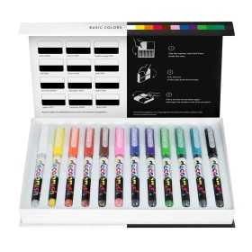 Set of Felt Tip Pens Karin PIGMENT decobrush Multicolour 12 Pieces