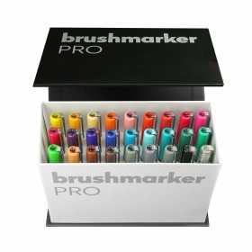 Set of Felt Tip Pens Karin Brushmarkers PRO Multicolour 27 Pieces