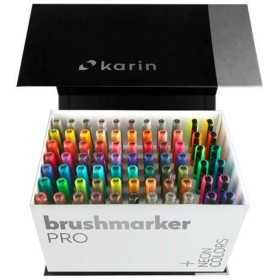 Set of Felt Tip Pens Karin Brushmarkers PRO Multicolour 75 Pieces