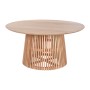 Dining Table Home ESPRIT Natural Mindi wood 150 x 150 x 75 cm