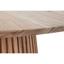 Dining Table Home ESPRIT Natural Mindi wood 150 x 150 x 75 cm