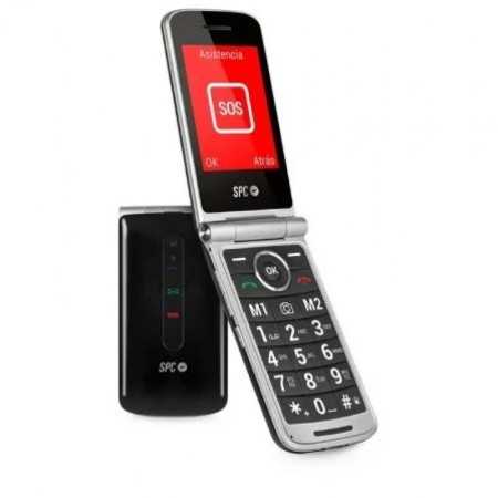 Mobile telephone for older adults SPC Internet PRINCE Black