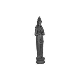 Prydnadsfigur Home ESPRIT Grå Buddha Orientalisk 37,5 x 29 x 154 cm