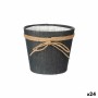 Planter 18 x 16 cm Lasso Grey Cloth Plastic (24 Units)