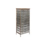 Chest of drawers Home ESPRIT Brown Grey Silver Natural Metal Fir Loft 53,5 x 33,5 x 120,5 cm