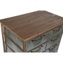 Chest of drawers Home ESPRIT Brown Grey Silver Natural Metal Fir Loft 53,5 x 33,5 x 120,5 cm