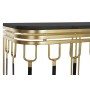 Console Home ESPRIT Black Golden Metal Marble 120 x 40 x 84 cm