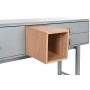 Console Home ESPRIT Bleu Gris Bois MDF 120 x 35 x 90 cm