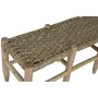 Sittpall Home ESPRIT Naturell Jute Trä 120 x 35 x 45 cm