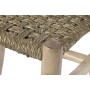 Sittpall Home ESPRIT Naturell Jute Trä 120 x 35 x 45 cm