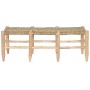 Sittpall Home ESPRIT Naturell Jute Trä 120 x 35 x 45 cm