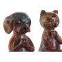 Figurine Décorative Home ESPRIT Multicouleur animaux 17 x 14 x 22,5 cm (2 Unités)