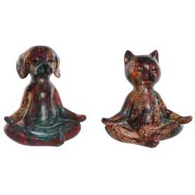 Figurine Décorative Home ESPRIT Multicouleur animaux 20 x 13,5 x 22,5 cm (2 Unités)