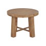 Small Side Table Home ESPRIT Brown Fir MDF Wood 60 x 60 x 45 cm