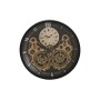 Horloge Murale Home ESPRIT Noir Doré Métal Verre Engrenage 46 x 7,3 x 46 cm