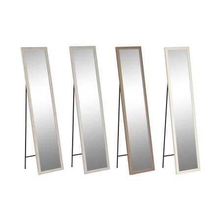 Free standing mirror Home ESPRIT White Brown Beige Grey 36 x 3 x 156 cm (4 Units)