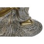Prydnadsfigur Home ESPRIT Beige Gyllene Buddha Orientalisk 21 x 11,5 x 28 cm (2 antal)