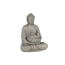 Decorative Figure Home ESPRIT Grey Buddha Oriental 40 x 31 x 50 cm