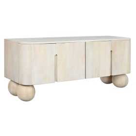 TV furniture Home ESPRIT White Mango wood 140 x 40 x 58 cm