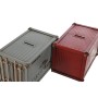 Money box Home ESPRIT Metal 20 x 12 x 12 cm (2 Units)