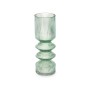 Vase Stripes Green Crystal 8 x 23 x 8 cm (8 Units)