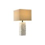 Desk lamp Home ESPRIT White Beige Cement 30 x 30 x 58 cm