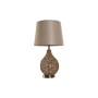 Bordslampa Home ESPRIT Brun Beige Gyllene Naturell 50 W 220 V 33 x 33 x 60 cm