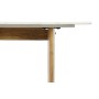 Dining Table Home ESPRIT White Brown Marble Mango wood 180 x 90 x 77 cm