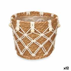 Cache-pot Naturel Algues marines 21 x 17,5 x 21 cm (12 Unités)