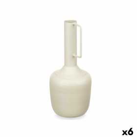 Vase Mit Griff Hellbraun Stahl 12 x 30 x 12 cm (6 Stück)