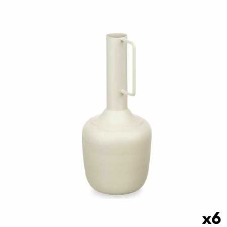 Vase With handle Light brown Steel 12 x 30 x 12 cm (6 Units)