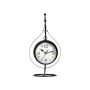 Table clock Pendant Black Metal 18 x 33 x 17 cm (4 Units)