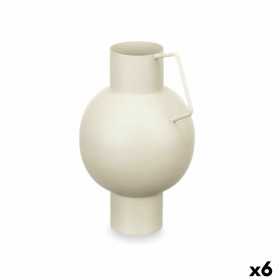 Vase Bereich Hellbraun Stahl 15 x 23 x 13 cm (6 Stück)