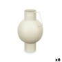 Vase Sphère Marron Clair Acier 15 x 23 x 13 cm (6 Unités)
