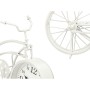 Table clock Bicycle White Metal 42 x 24 x 10 cm (4 Units)