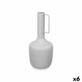 Vase Mit Griff Grau Stahl 12 x 30 x 12 cm (6 Stück)