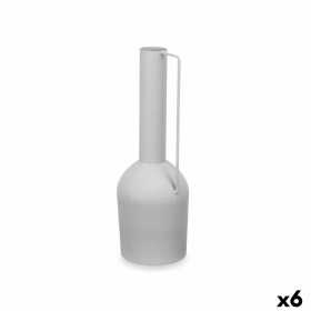 Vase groß Grau Stahl 13 x 39 x 13 cm (6 Stück)