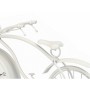 Bordur Fahrrad Weiß Metall 36 x 22 x 7 cm (4 Stück)