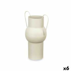 Vase Hellbraun Stahl 22 x 32 x 14 cm (6 Stück)