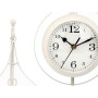Table clock Pendant White Metal 18 x 33 x 17 cm (4 Units)