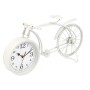 Table clock Bicycle White Metal 38 x 20 x 4 cm (4 Units)