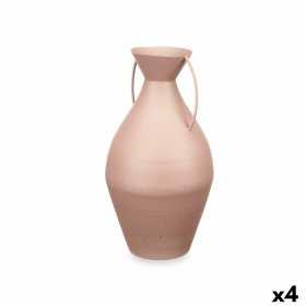 Vase Sand Stahl 22 x 43 x 22 cm (4 Stück)