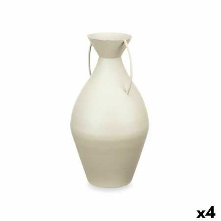 Vase Light brown Steel 22 x 43 x 22 cm (4 Units)