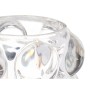 Ljusstakar Mikro-pärlor Transparent Glas 8,4 x 12,5 x 8,4 cm (12 antal)