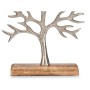 Decorative Figure Tree Silver Metal 22 x 29,5 x 5 cm (6 Units)