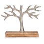 Figurine Décorative Arbre Argenté Métal 22 x 29,5 x 5 cm (6 Unités)