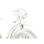 Bordur Fahrrad Weiß Metall 33 x 22,5 x 4,2 cm (4 Stück)