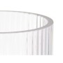 Vase Stripes Transparent Crystal 9,5 x 16,5 x 9,5 cm (8 Units)